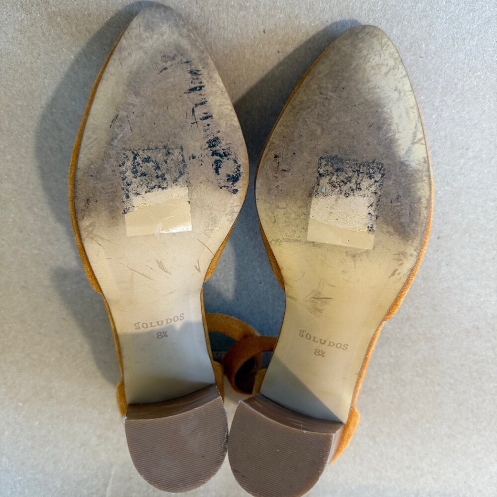 Soludos Collette 4" Heels - Mustard - Size 8.5 - Picture 6 of 6